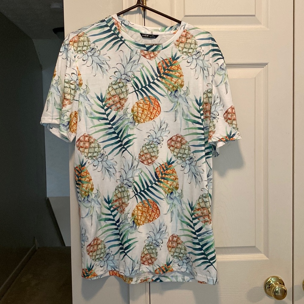 Shein XL Mens Pineapple Shirt
